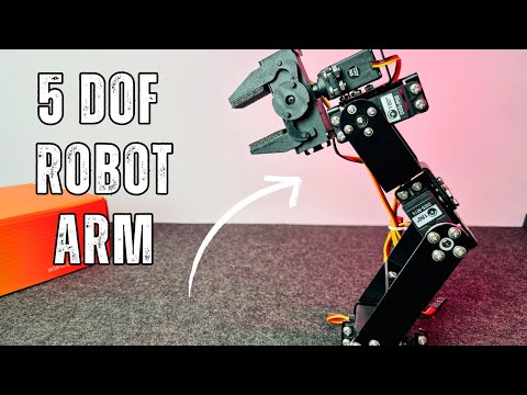 🔥 Build a 5 DOF Robot Arm from Scratch (Arduino + DFRobot Kit)