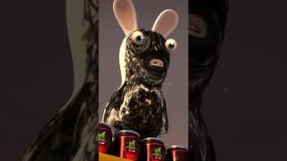 Some rabbids are sensitive... 🫣 | Rabbids Invasion | Animaj Kids #shorts