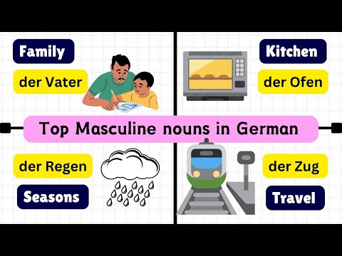 Master Masculine Nouns in German! 🚀 Maskuline Nomen schnell lernen! 💡