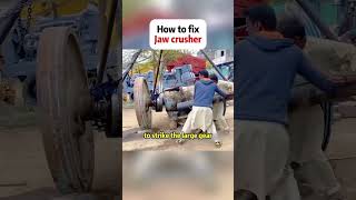 How to Repair a Jaw Crusher and Save Big! #CrusherRepair #JawCrusher #DIYFix