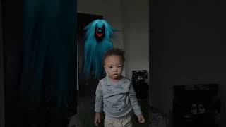 We are convinced caedon is a broken baby 🤣 #shorts #scary #Haunted