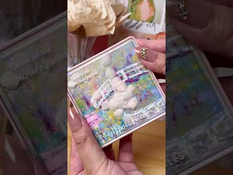 Claude Monet inspired 💐 Secret Garden Eye Palette #makeup #prettymakeup #cutemakeup