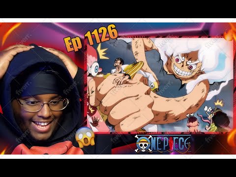 GEAR 5 LUFFY VS KIZARU IS AMAZING🔥 ONE PIECE EPISODE 1126 REACTION.