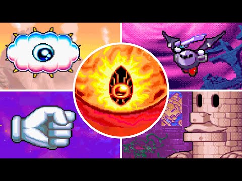 Kirby & the Amazing Mirror - All Bosses (No Damage, No Copy Abilities)