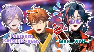 (eng sub) kaisei panicking makes ness and kitami laugh | 3SKM/Nijisanji