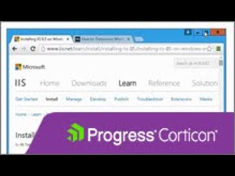 Corticon Configuring IIS 8 5 for  NET server
