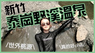 【泰崗野溪溫泉Vlog 】免費的溫泉♨就在這個秘境，值得來走一回！｜THREE