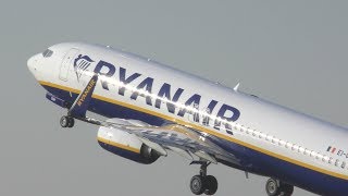 [4K] Ryanair 737-800 Landing,Takeoff Compilation [EDLV]