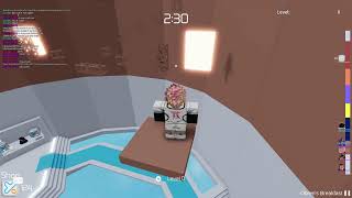 Playing hard obbys in roblox