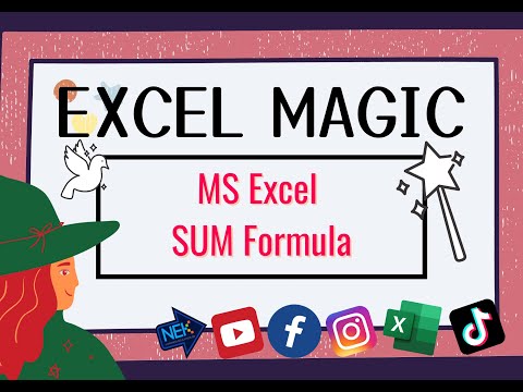 MS Excel - SUM Formula
