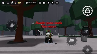 100% monster garou combo with new move! l #roblox #tsb #battlegrounds