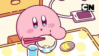 Kirby Cute Animation   Eating rice on Cartoon Network