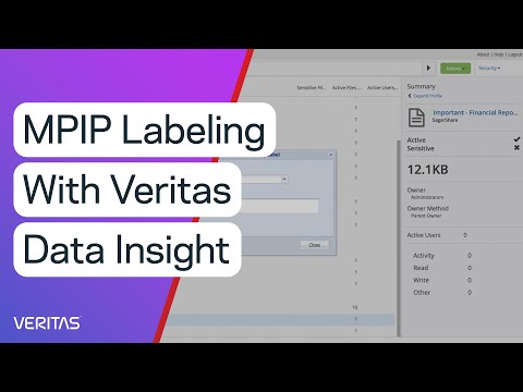 MPIP Labeling with Veritas Data Insight