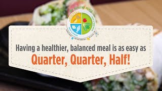 Quarter, Quarter, Half – The Easy Way to Healthier, Balanced Meals!