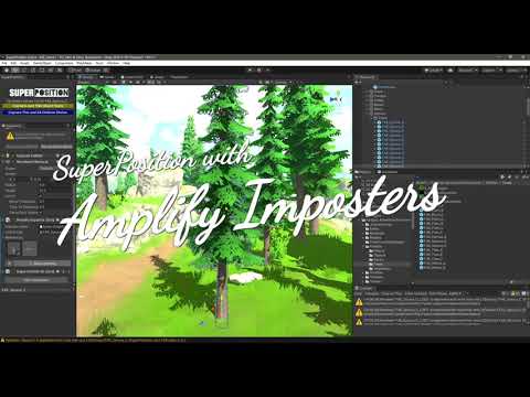 SuperPosition Unity Asset with Bolt, PlayMaker, Amplify Imposters and Fantasy Adventure Environment