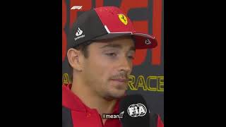 F1 Press Conference - Charles First win in Formula 1 for his Friend Anthoine
