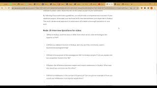 Answering to node.js questions