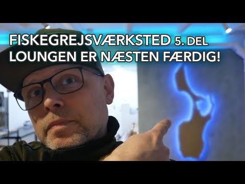 DIY LED lampe som giver fiskefeber! Fiskegrejsværksted med lounge-stemning! (5. del)