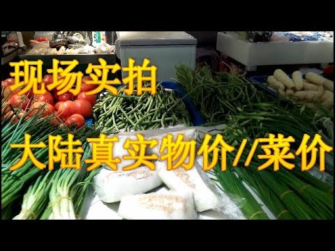 【Hui Yu视角】真实的中国，实拍中国大陆三线城市的菜价 ！20190806
