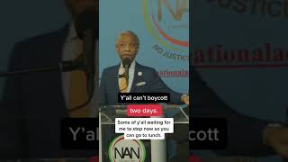 Civil rights activist Rev. Al Sharpton delivers remarks at National Action Network event #shorts