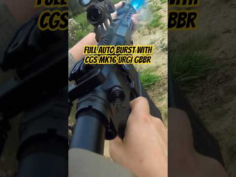 CGS Mk16 URGI sounds amazing in full auto bursts #gbbr #airsoftgbb #airsoft #specialforces
