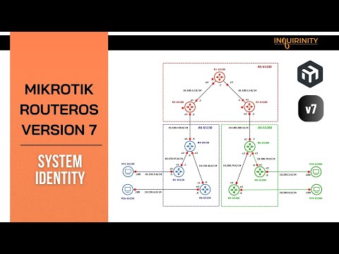 Mikrotik RouterOS Version 7 System Identity