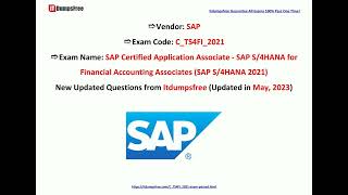 [May, 2023] Itdumpsfree C_TS4FI_2021 PDF Dumps and C_TS4FI_2021 Exam Questions (Q15-Q30)