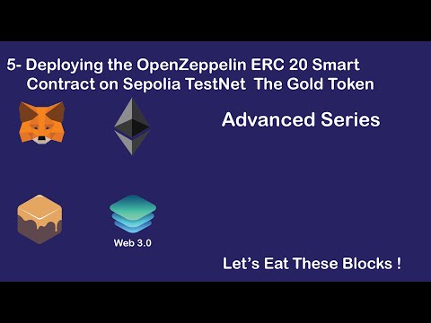 5- Deploying the OpenZeppelin ERC 20 Smart Contract on Sepolia TestNet  The Gold Token