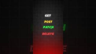 HTTP Methods Explained: Why GET & POST Aren't Enough #webdevlopment #https #programming #javascript