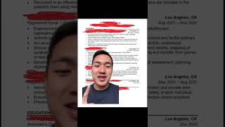 10/10 resume for those of you in nursing or healthcare #nursing #healthcare #resume #nurse #rn