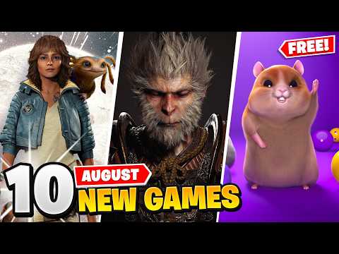 10 New Games August (3 FREE GAMES)