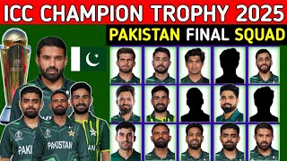 champion trophy 2025 Pakistan squad | Pakistan squad champion trophy 2025 | Pak squad tri series