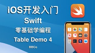 BBCo - iOS开发零基础教程 Swift Table Demo 4 (2021最新，试学)
