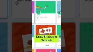 Draw SHAPES with PEN extension tutorial Scratch