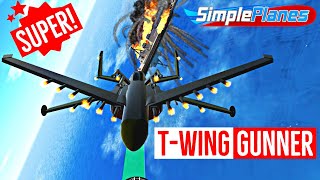 A-10 KILLER - T-Wing Fighter-Gunner Airplane - SimplePlanes