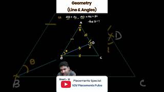 Geometry |  (Line & angles)| Short - 12 #v2v #freshersjobs #btechjobs #job #geometry #line #angles