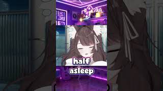 Fall asleep #vtuber #vtuberclips #envtuber #englishvtuber #asmrvtuber #asmr #girlfriendasmr