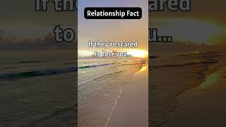 If they’re scared to lose you they’ll act  #facts #shortsvideo  #motivation