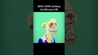 Bored Ape Yacht Club NFT Drinks Serum 🚀 #nft #nfts #bayc