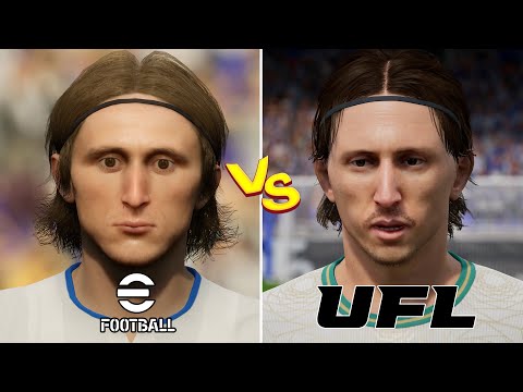 UFL (Release) vs eFootball 2025 | Gameplay & Graphic & Details Comparison