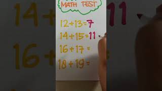 Math Test: Can You Pass This Without a Calculator?