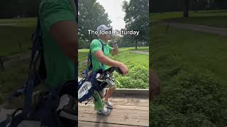 Ideal Saturday #cycling #golf #running