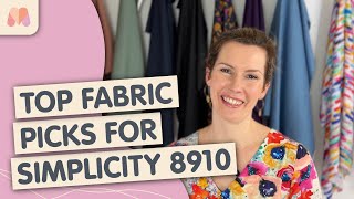 Top Fabric Picks for the Simplicity 8910 Dress Pattern