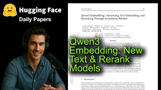 Qwen3 Embedding: New Text & Rerank Models
