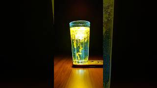 Viral Turmeric Water Glass Magic ✨#turmeric#glass#trend #shortsvideo#shorts#viral #newtrend#haldi 