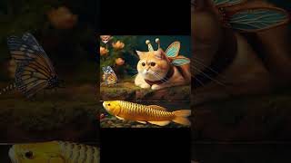 cat and goldfish #cat #funny #貓咪日常 #cute #animals #貓眼觀察室 #貓眼觀察室 #pets