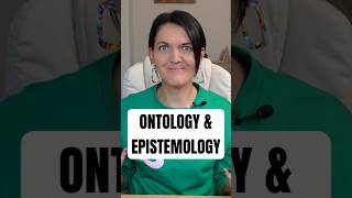 Ontology and epistemology, what’s the difference between them? #epistemology