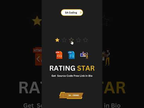 Rating Stars In HTML & CSS