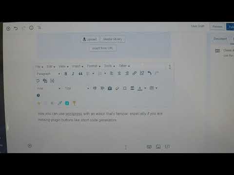Missing The Old Style Editor In Gutenberg?