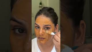 coffee face pack for glowing skin ✨🤎#skincare#youtubeshorts#shortsvideo #koreanbeautyhack#coffee